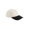 MOD. B67:Natural, 100% cotton, Black, One Size